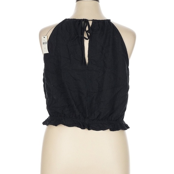 Anthropologie Pilcro Cropped Linen Halter Top, - Picture 7 of 10